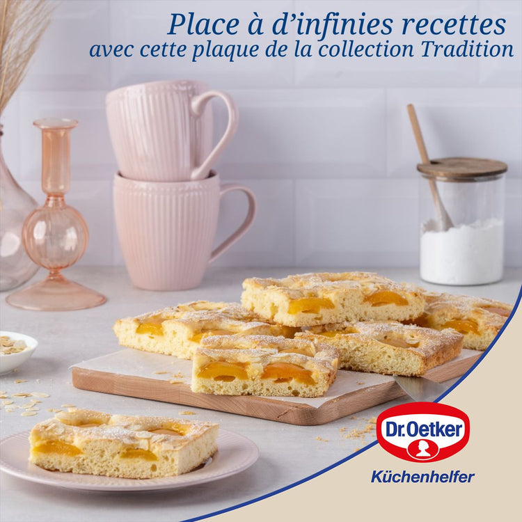 Plaque à pâtisserie à rebord extra haut Dr Oetker Tradition