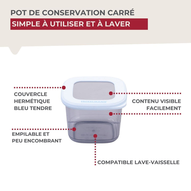 Boite à Provisions 0,55 Litre Fackelmann Storage