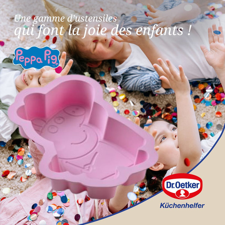 Forme à pâtisserie en silicone Dr. Oetker Peppa Pig