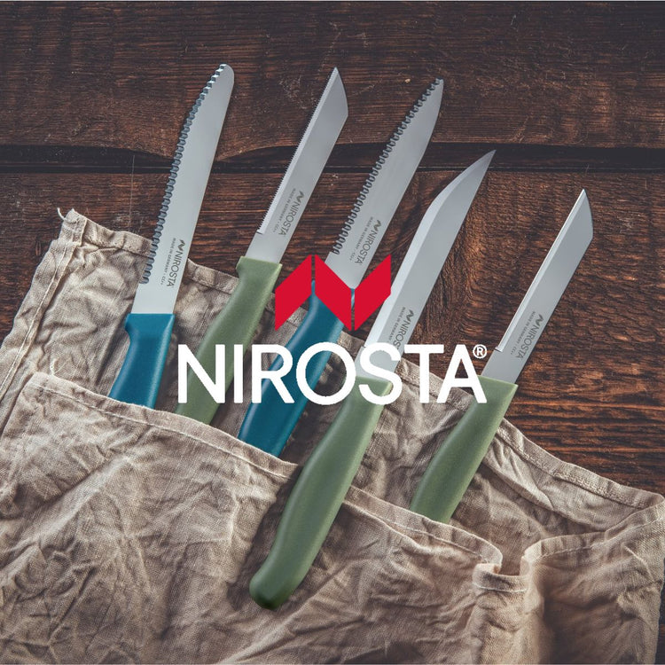 Set de 2 couteaux à légumes 19 cm Nirosta Elemental