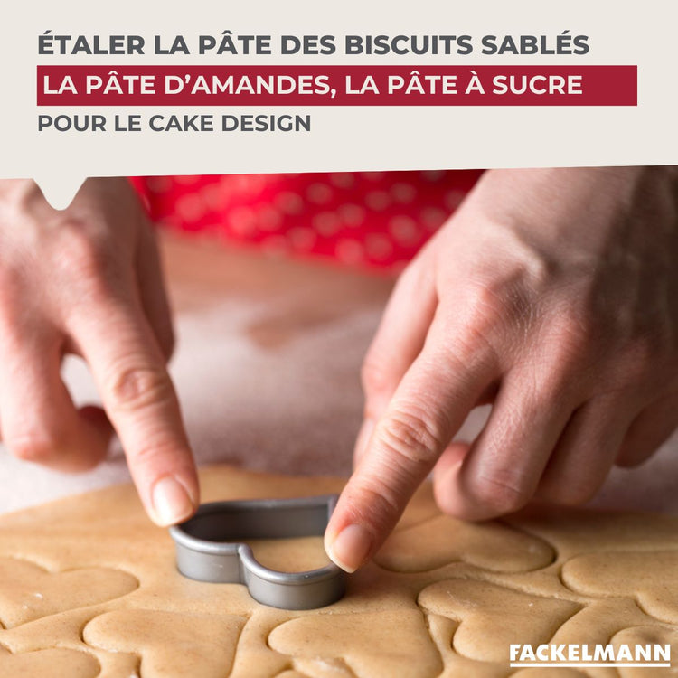 Petit rouleau à pâtisserie en bois Fackelmann Wood Edition
