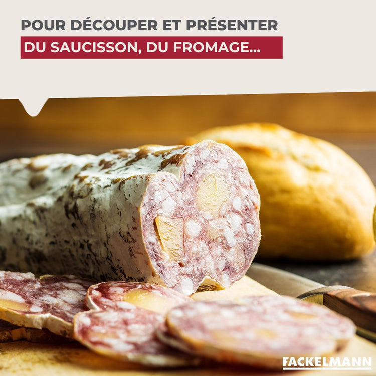 Planche à découper en hévéa Fackelmann Boissellerie