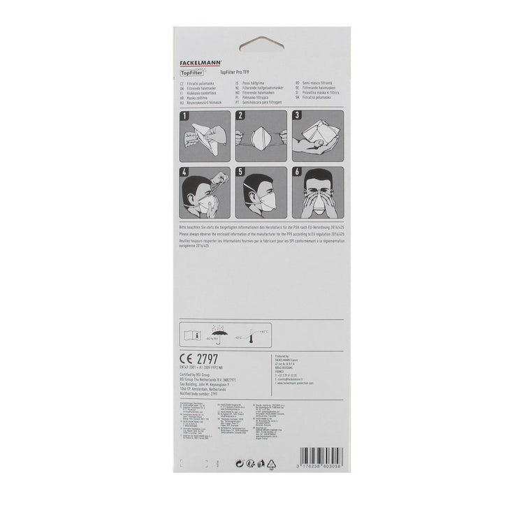 Boite de 30 Masques FFP2 TopFilter Pro TF9