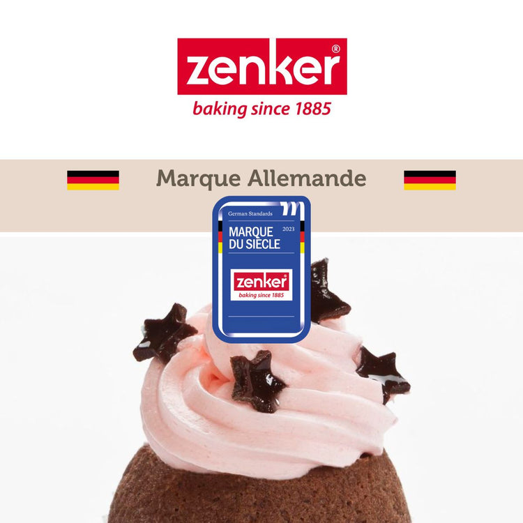 Lot de 100 barquettes alimentaires jetables 2,5 cm Zenker