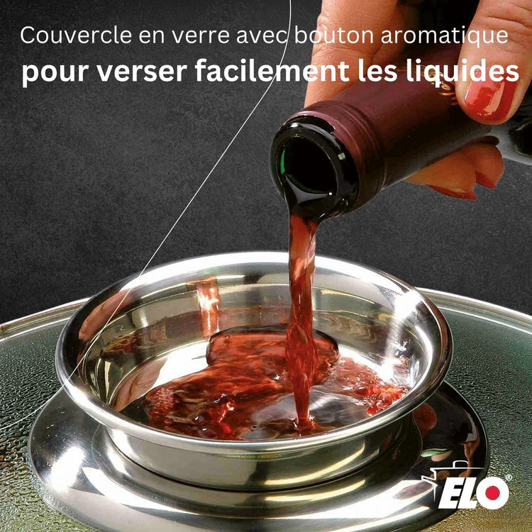 Cocotte 38 x 25 cm en fonte aluminium antiadhésive 7 L Elo Alucast