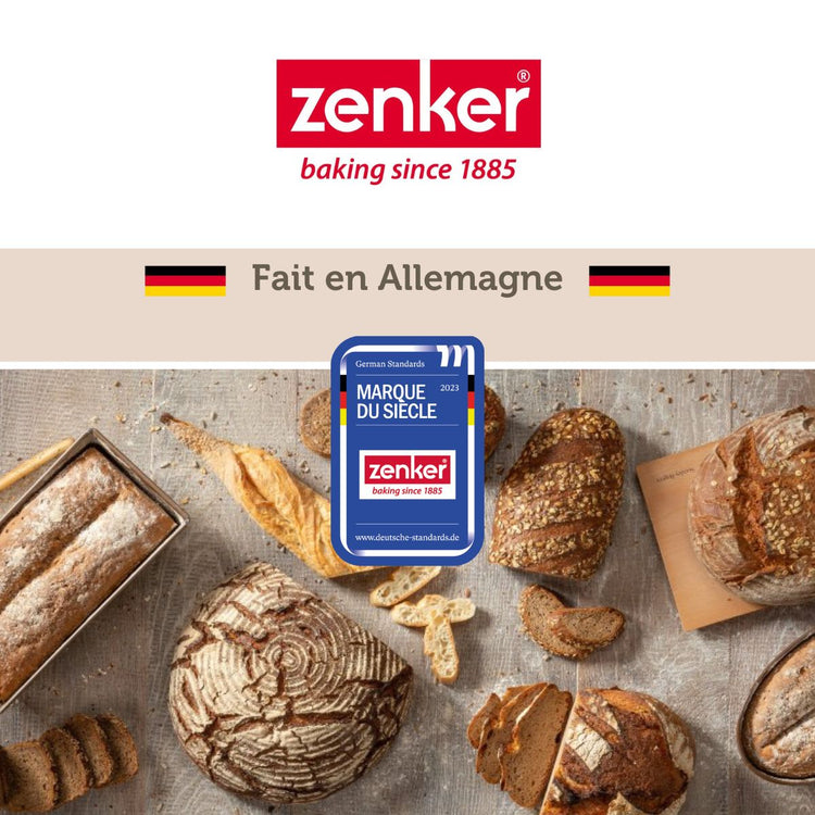 Set pâtisserie avec plaque de four extensible de 35-52 cm, 2 bols à mixer, verre mesureur et spatule Zenker