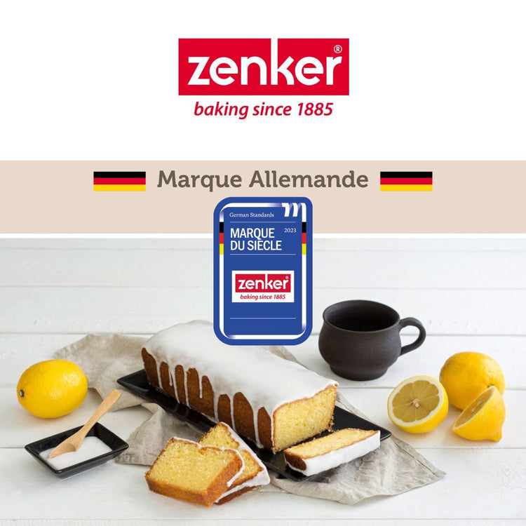 Set de 5 ustensiles de pâtisserie moule à gâteaux 2 bols spatule et verre doseur Silicone fibre de verre Silicone fibre de verre Zenker Silicone fibre de verre