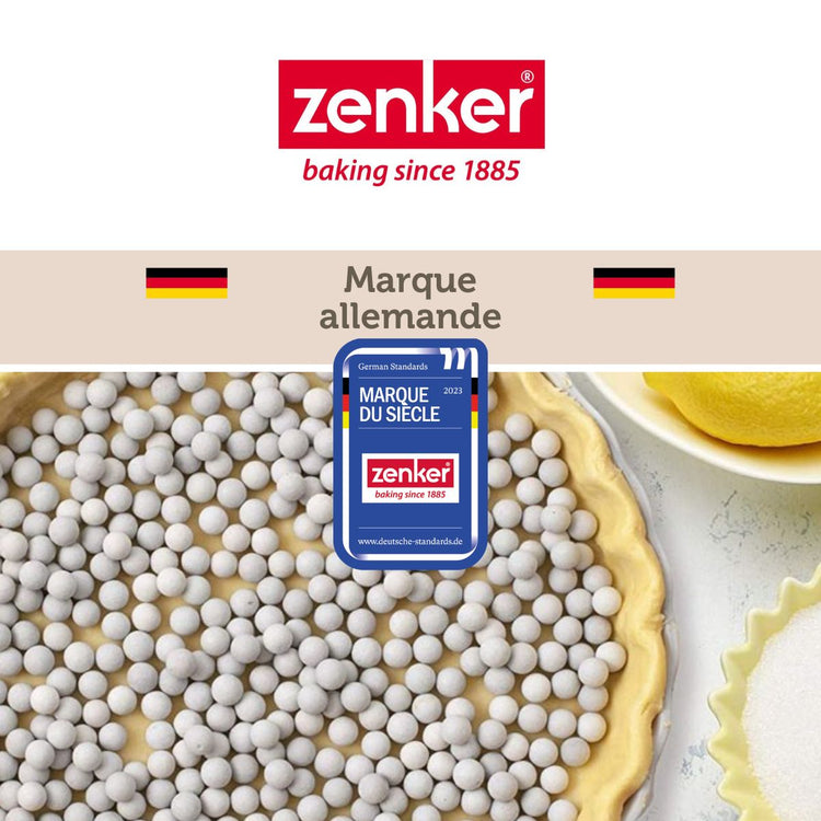 2 pots 600g billes de cuisson pour pâte sablée Zenker Smart Pastry