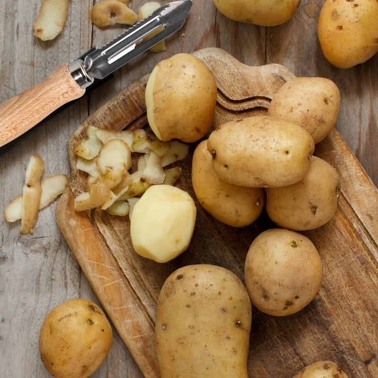 Lot de 2 éplucheurs à asperges manche en bois Fackelmann