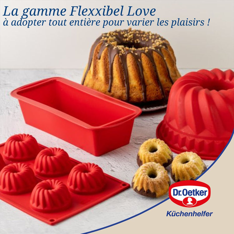 Moule silicone 6 mini Kougelhopfs Dr Oetker Silicone