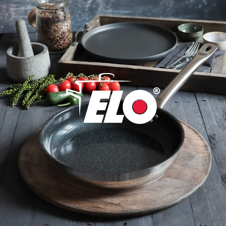 Poêle de cuisson avec revêtement céramique sans PFAS 32 cm Profi Therm Platinum Elo