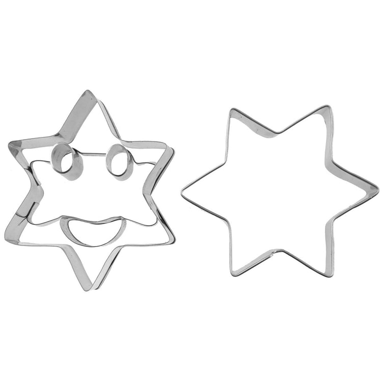 Lot de 2 emporte-pièces smiley Zenker