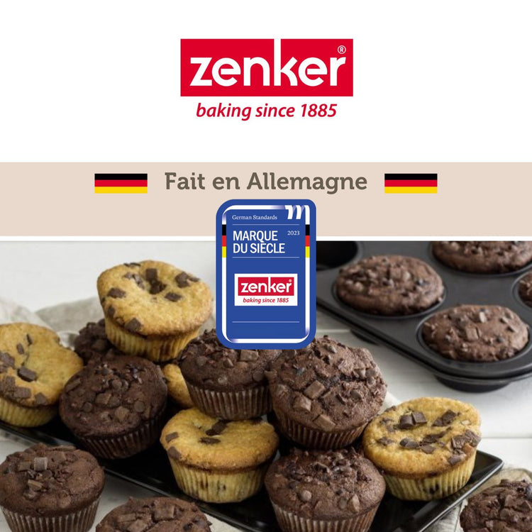Moule 12 muffins Zenker Black Metallic