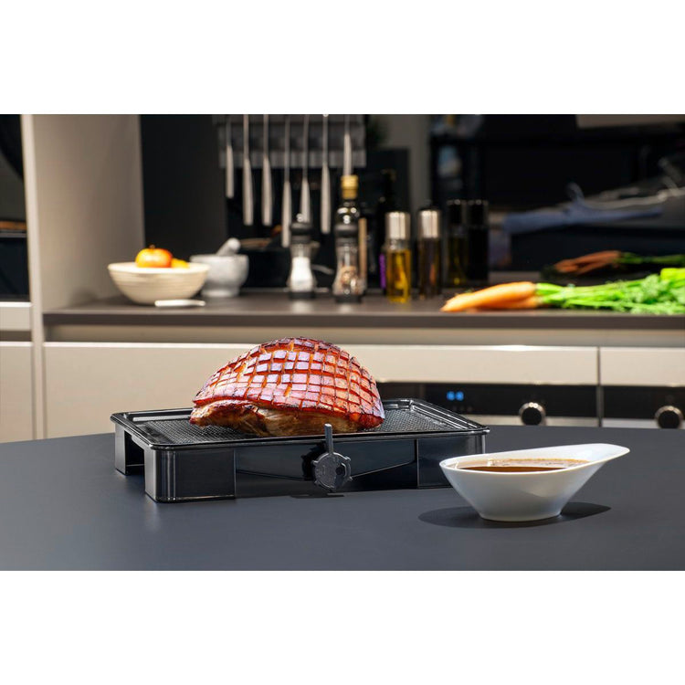 Plat de cuisson four pour rôti avec bac de récupération du jus de 3 litres Zenker Special Cooking