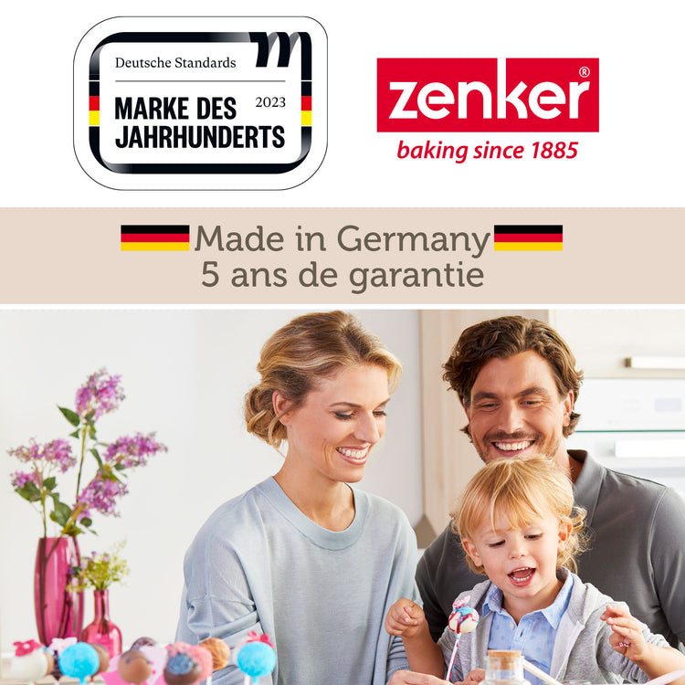 Moule à gâteaux individuels 9 empreintes avec couvercle Zenker Bake Click and Go