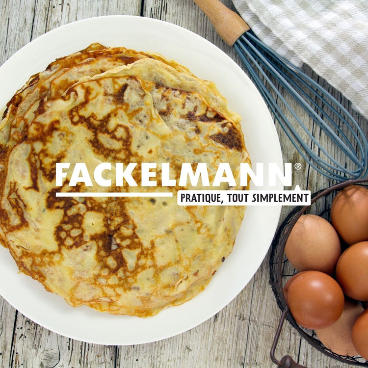 Set chandeleur crêpière 26 cm et 3 ustensiles Fackelmann Brandao