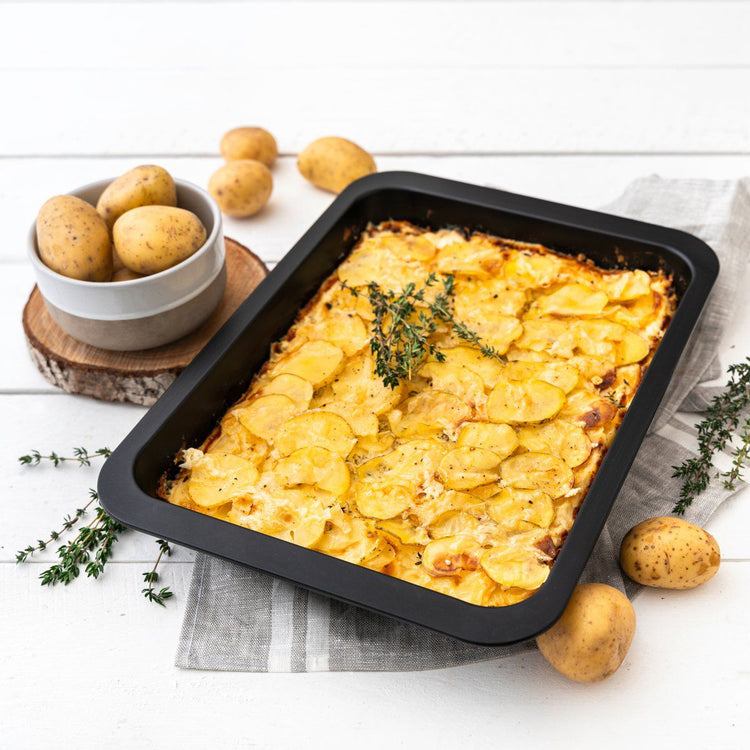 Lot de 2 plats à four rectangulaires 33 x 25 cm et 24 x 18 cm Zenker Special Cooking