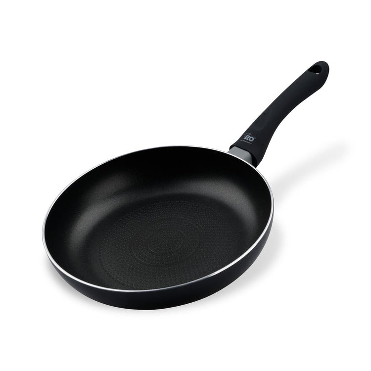 Set de 3 poêles à frire 20 cm 24 cm et 28 cm fond en nid d'abeille et doseur d'huile Elo Smart Life