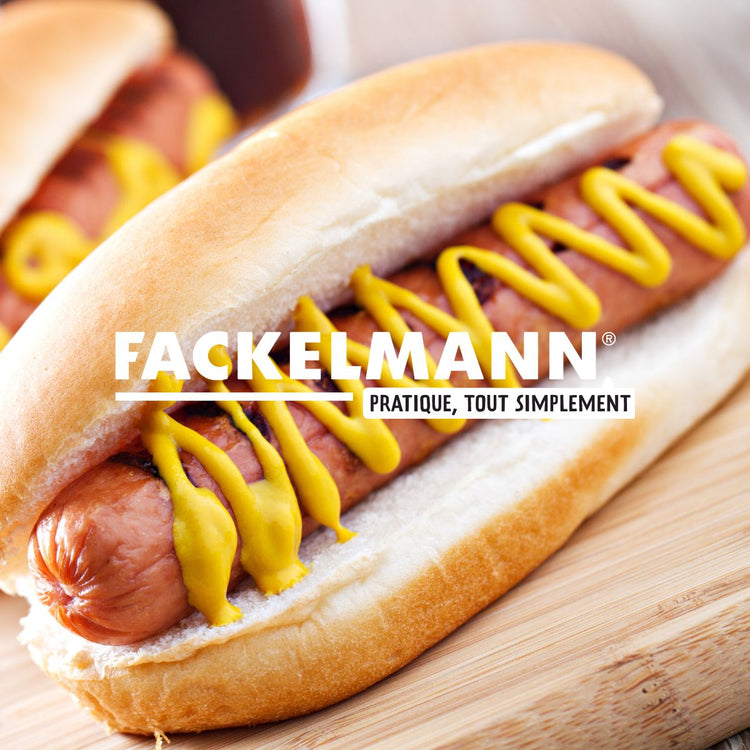 Lot de 6 pots à moutarde avec cuillère Fackelmann