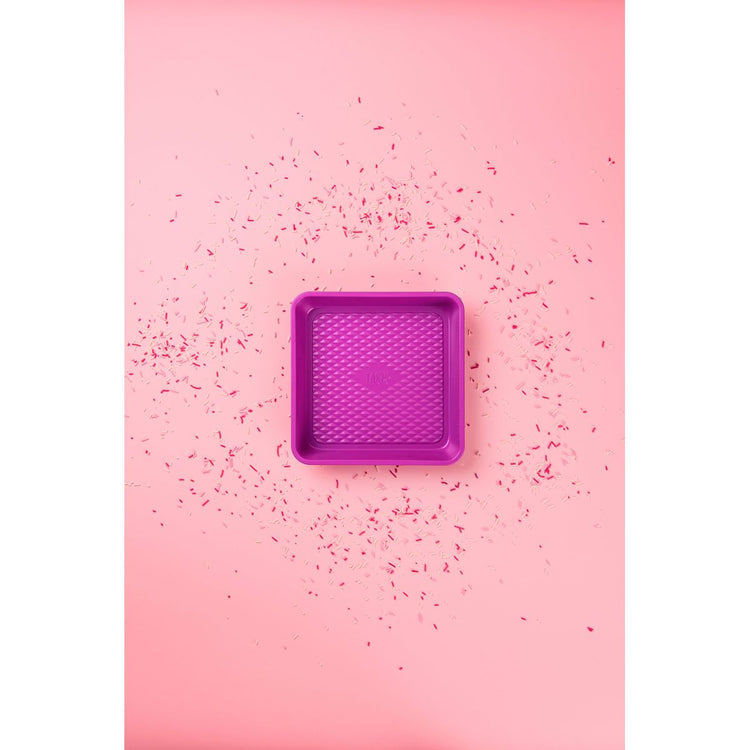 Moule à brownie fuchsia 23 cm Tasty Pâtisserie