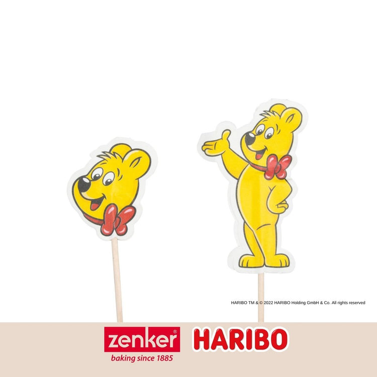 Lot de 48 piques décorés Zenker Haribo