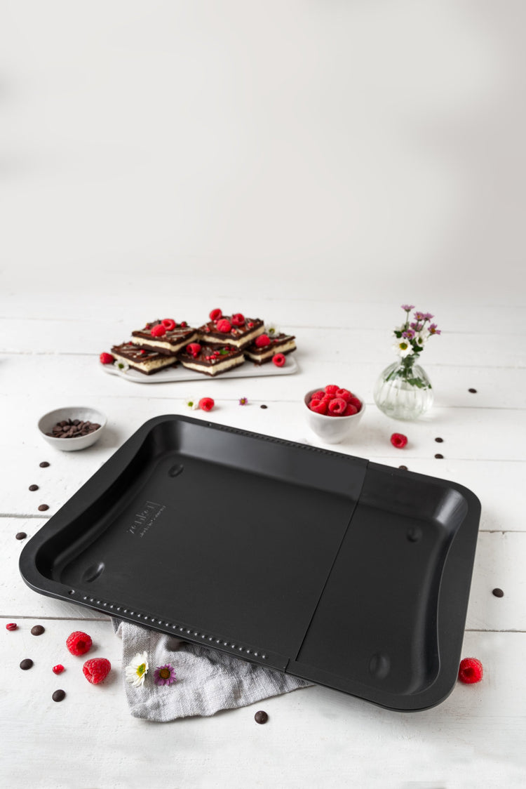 Plaque de four extensible de 35-52 x 32 cm Zenker Perfect Black +