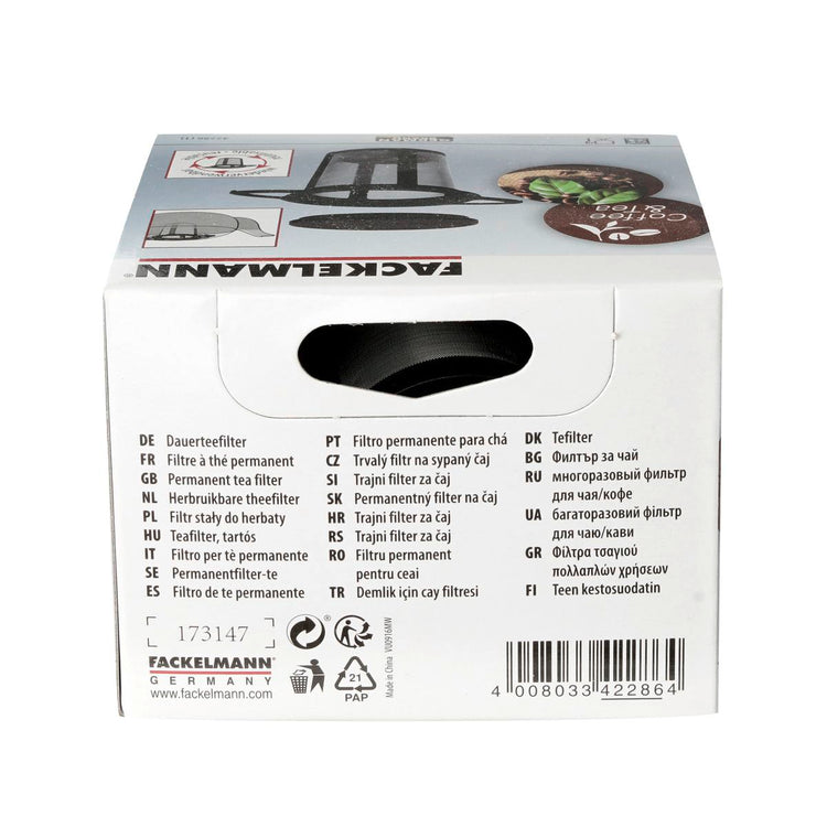 Filtre à thé réutilisable pour théière et tasse à thé Fackelmann