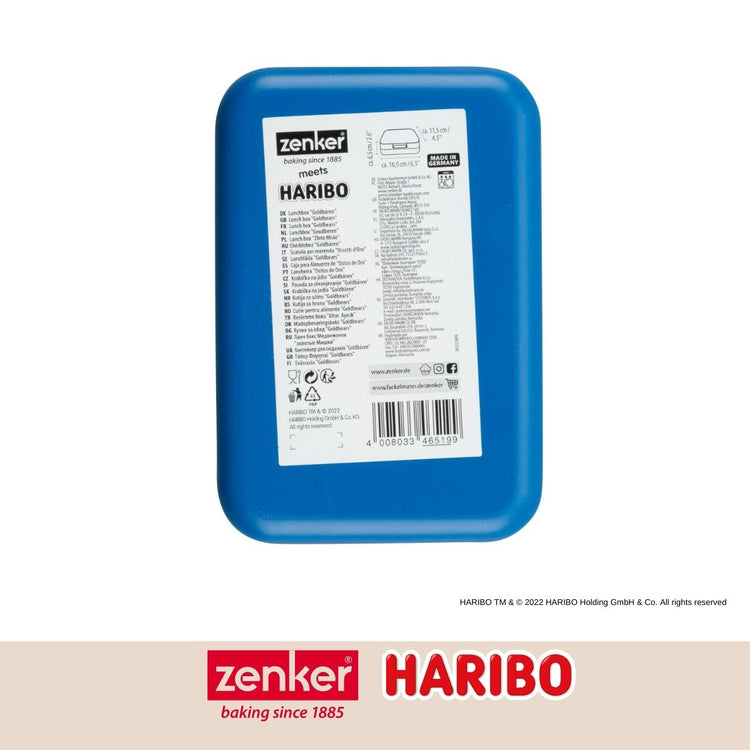 Boîte alimentaire avec couvercle en plastique 16,5 x 11,5 cm Zenker Haribo