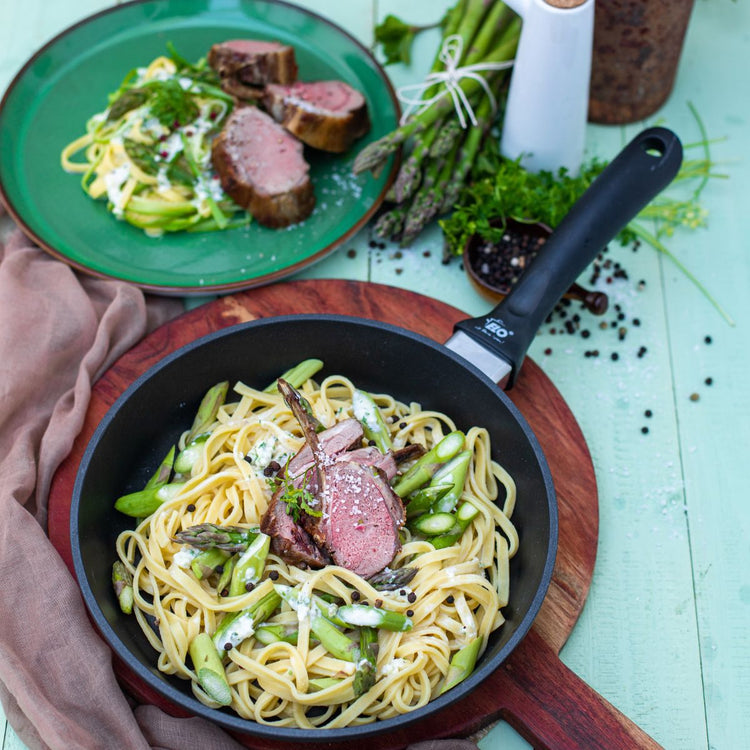 Wok 28 cm en aluminium pressé Elo Alucast