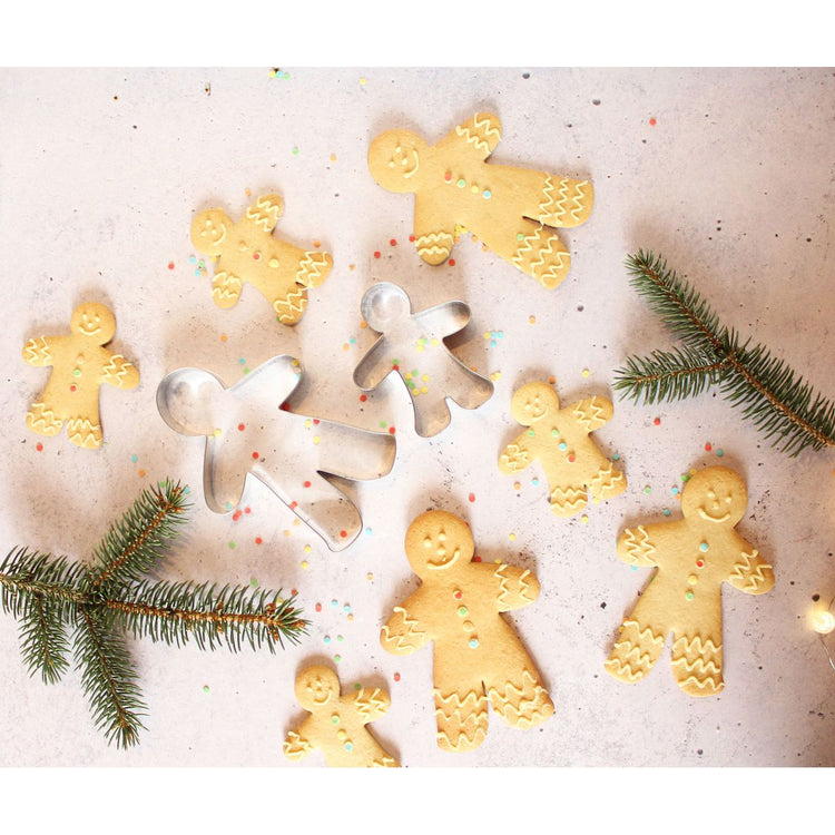 Lot de 2 emporte-pièces bonhomme en pain d'épices Zenker