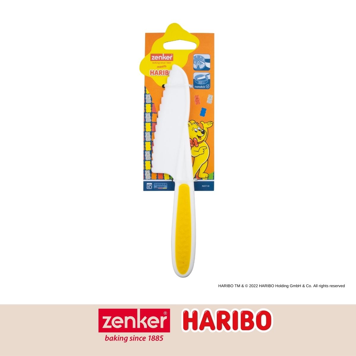 Couteau de cuisine pour enfant en plastique 22,2 cm Zenker Haribo