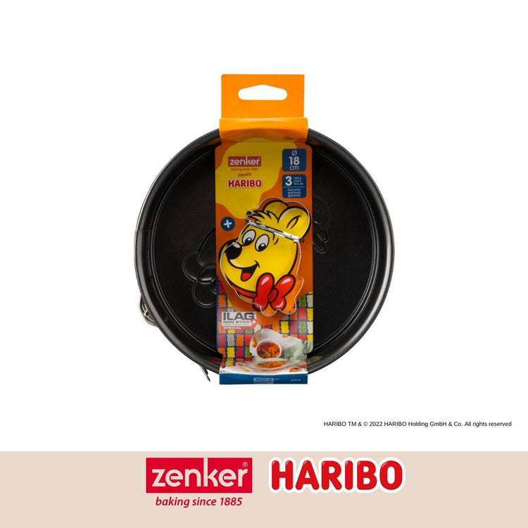 Moule à manqué à charnière 18 cm avec emporte-pièce Zenker Haribo