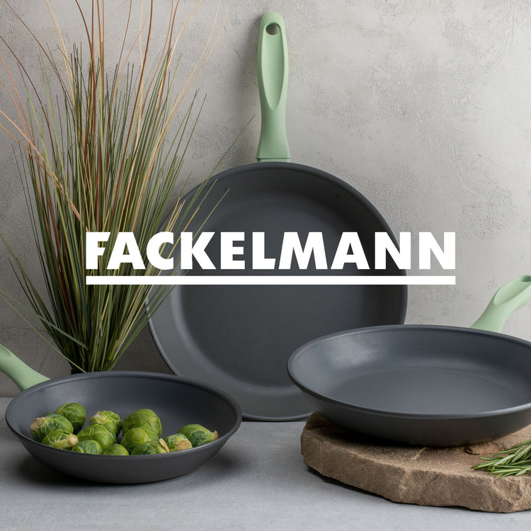 Lot de 2 poêles à frire de 24 cm et 28 cm en aluminium recyclé Fackelmann Ecolution