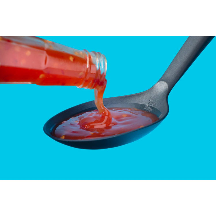 Cuillère doseuse manche bleu foncé 34 cm Tasty Core