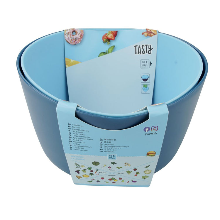 Ensemble de bol et passoire clipsable Tasty Core