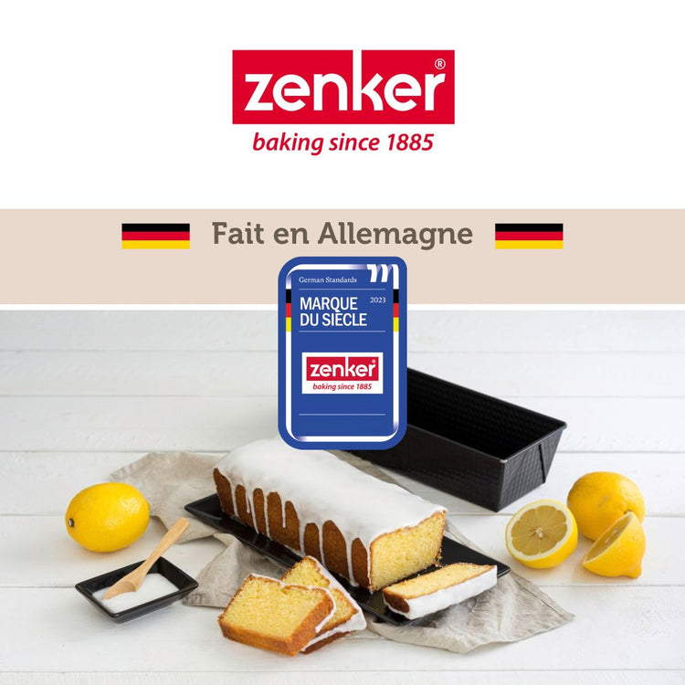 Set de 4 ustensiles de pâtisserie moule à gâteaux 2 bols et spatule Black mettallic Black mettallic Zenker Black mettallic