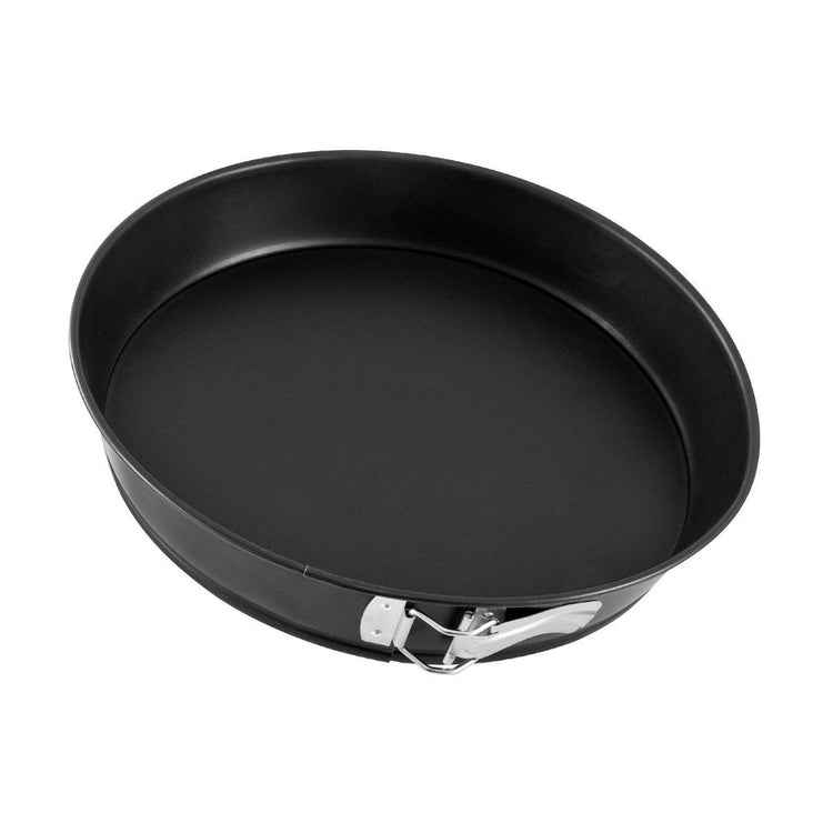Lot de 2 moules à charnière ronds à fond plat 32,5 cm Zenker Black Metallic