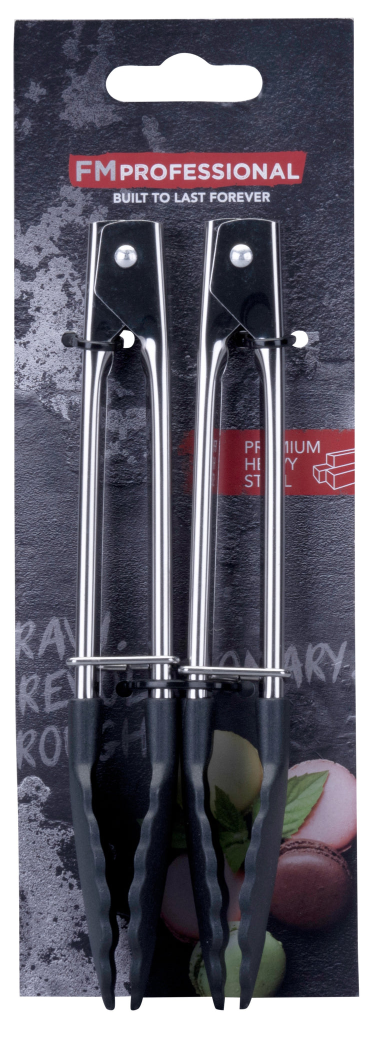 Lot de 2 pinces de cuisine alimentaire 18 cm FM Professional Divers