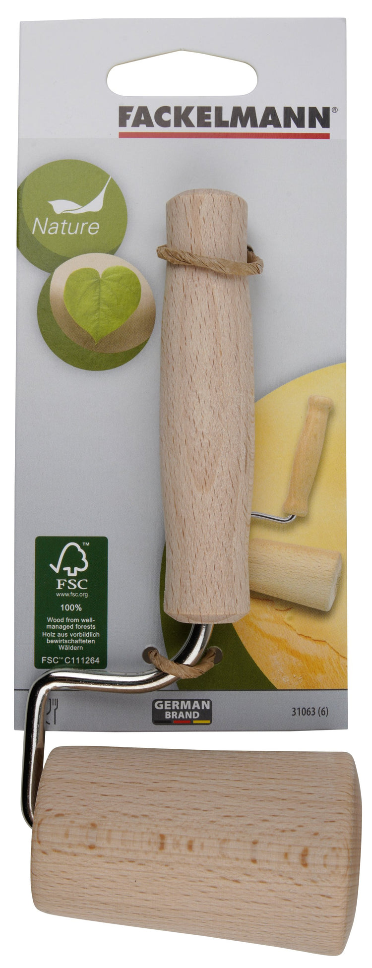 Mini rouleau à pâtisserie en bois Fackelmann Boissellerie