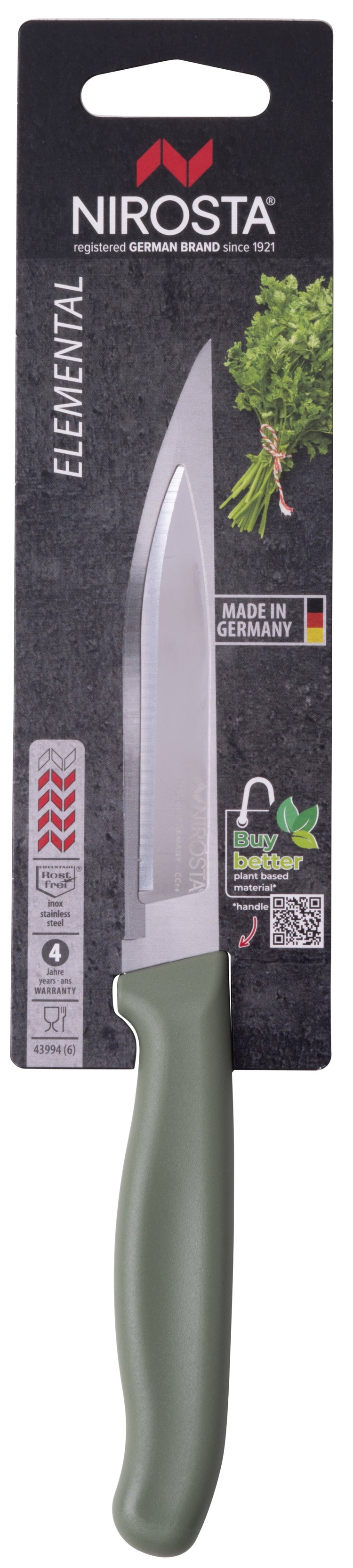 Couteau d’office universel 22,5 cm Nirosta Elemental