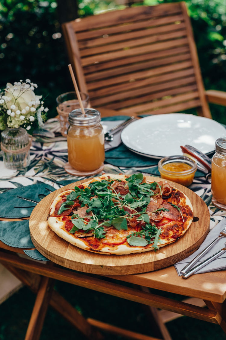 Plaque à pizza perforée ronde four et barbecue 32 cm FM Professional Barbecue