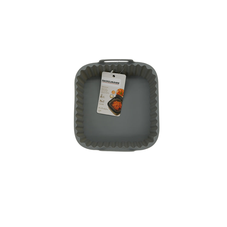 Panier pour air fryer carrés en silicone Fackelmann