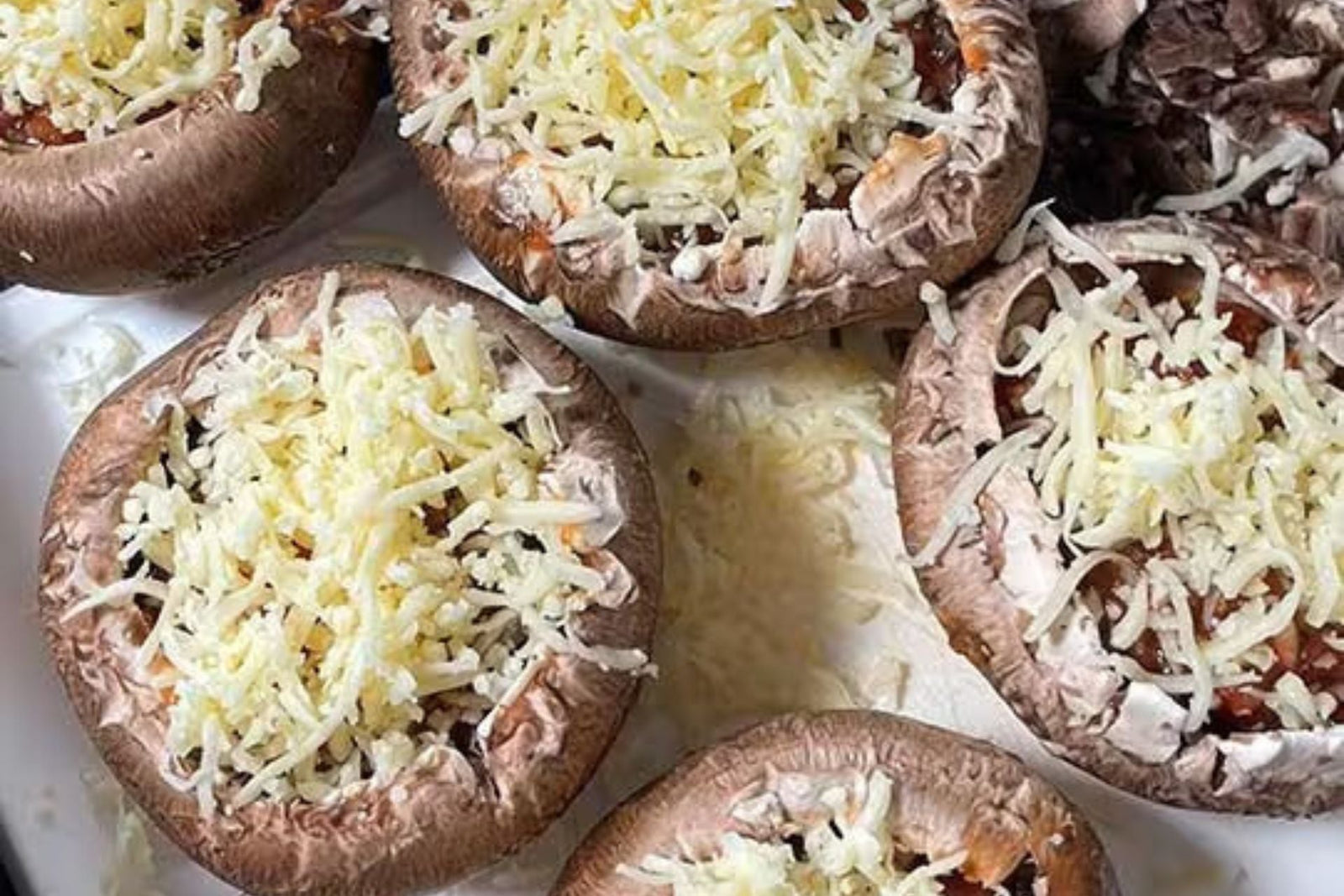 Champignons farcis tomate mozza