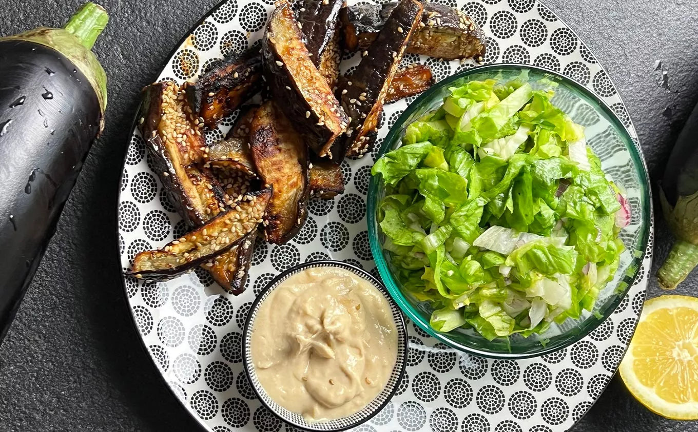 La recette du caviar d'aubergine aux pommes