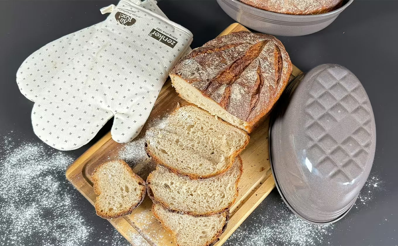 Pain de blé mélangé au seigle