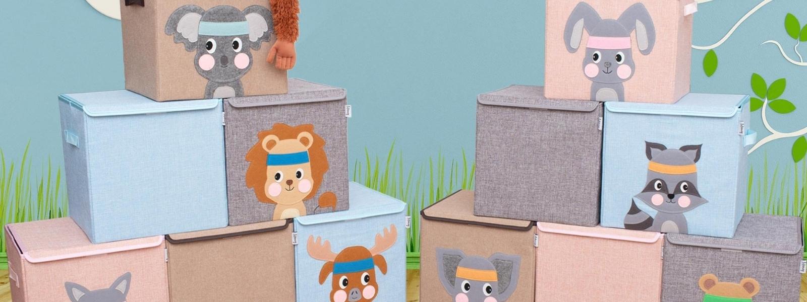 Boîtes de rangement pour enfants Lifeney petits modèles