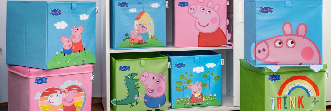 collection boîtes de rangement peppa pig lifeney