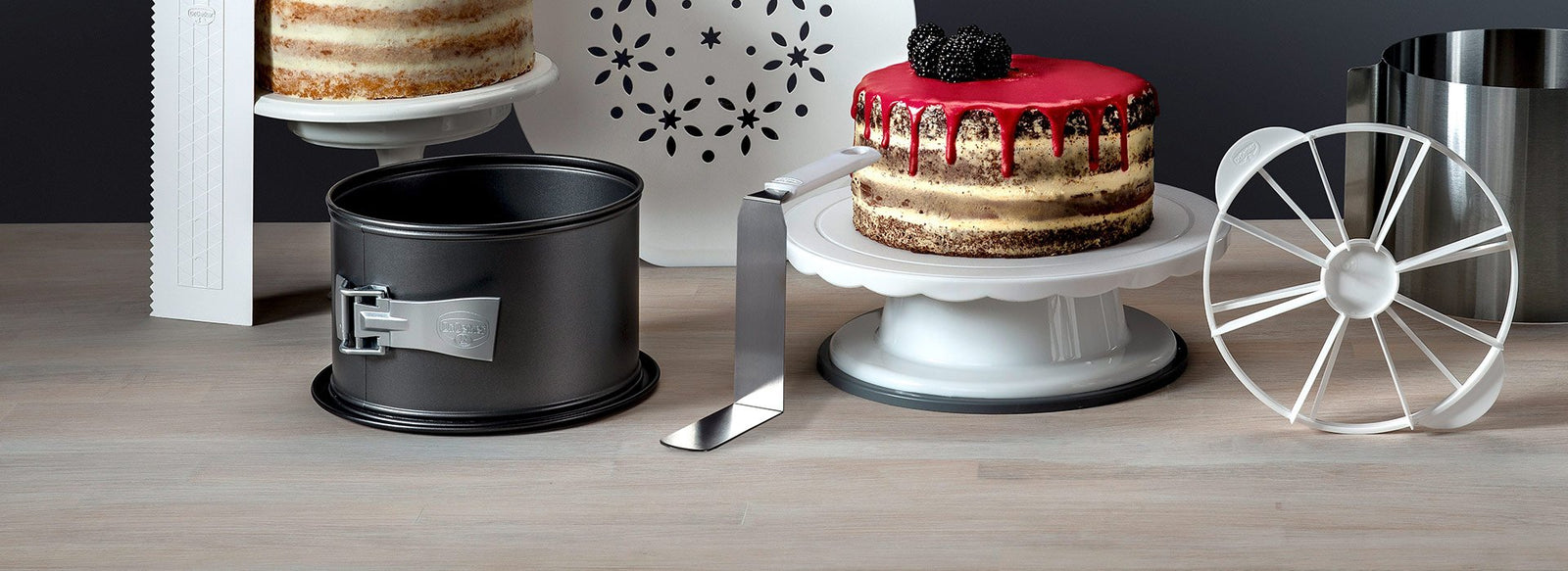 Moule à pâtisserie en aluminium - Layer Cake - 20 cm - Moules inox - Creavea
