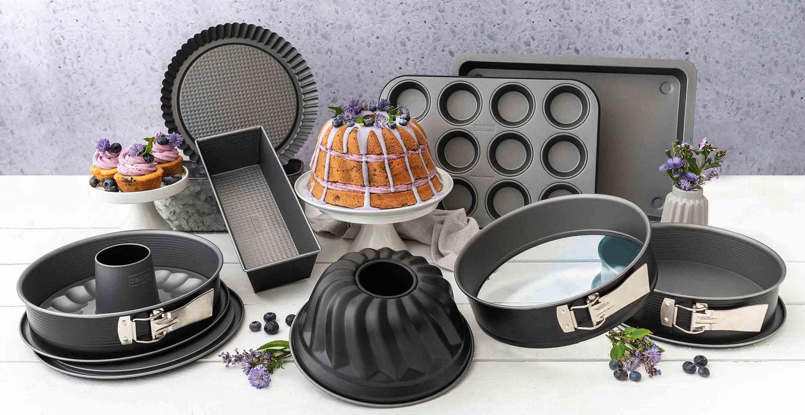 Les moules à gâteaux en acier anti-adhésif