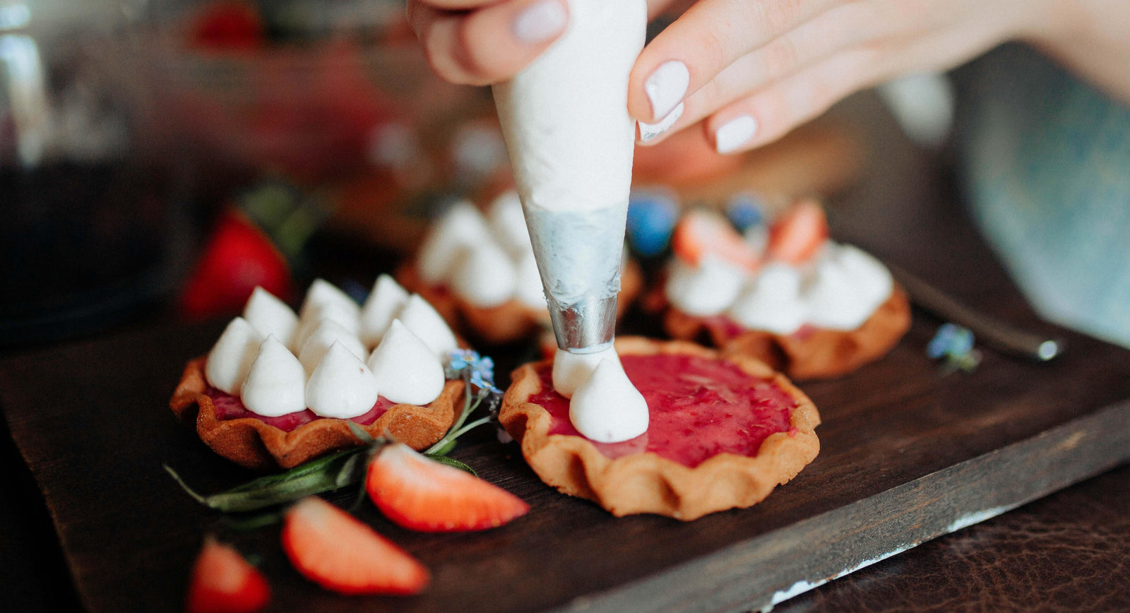Poches à douilles et seringues à pâtisserie